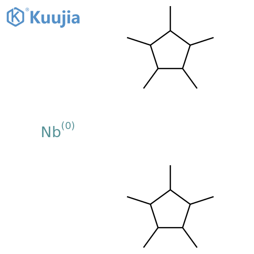 Trihydridobis(pentamethylcyclopentadienyl)niobium(V) structure