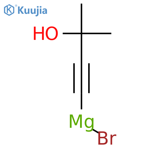 Magnesium, bromo(3-hydroxy-3-methyl-1-butynyl)- structure