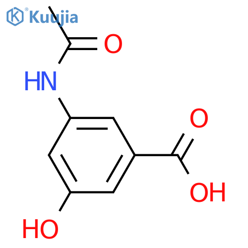 3-Acetamido-5-hydroxybenzoic Acid structure