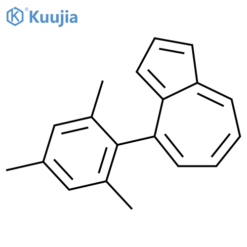 Azulene, 4-(2,4,6-trimethylphenyl)- structure