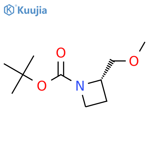 tert-butyl (2S)-2-(methoxymethyl)azetidine-1-carboxylate structure
