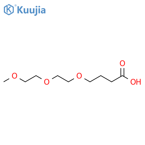 4-2-(2-methoxyethoxy)ethoxybutanoic acid structure