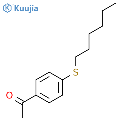 Ethanone, 1-[4-(hexylthio)phenyl]- structure