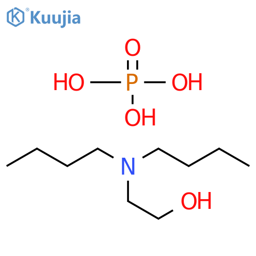 Dibutylethanolamine salts of mixed C10 and C13 phosphate esters structure