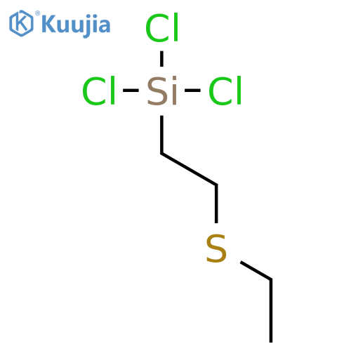 Silane, trichloro[2-(ethylthio)ethyl]- structure