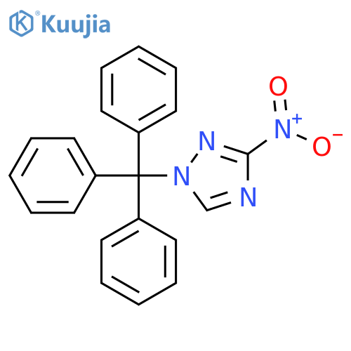 1H-1,2,4-Triazole, 3-nitro-1-(triphenylmethyl)- structure
