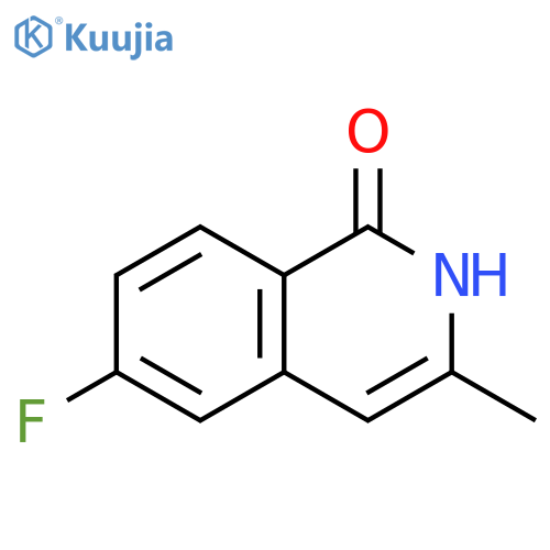 1(2H)-Isoquinolinone, 6-fluoro-3-methyl- structure