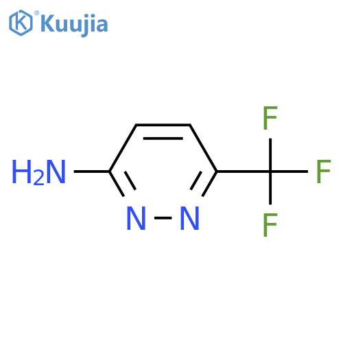 6-(Trifluoromethyl)pyridazin-3-amine structure