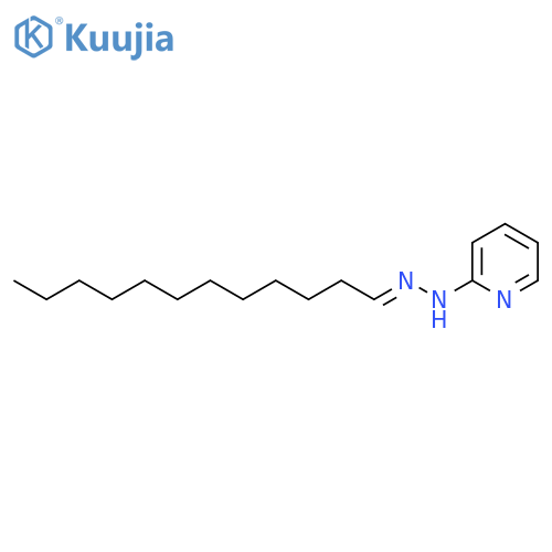 Dodecanal, 2-pyridinylhydrazone structure