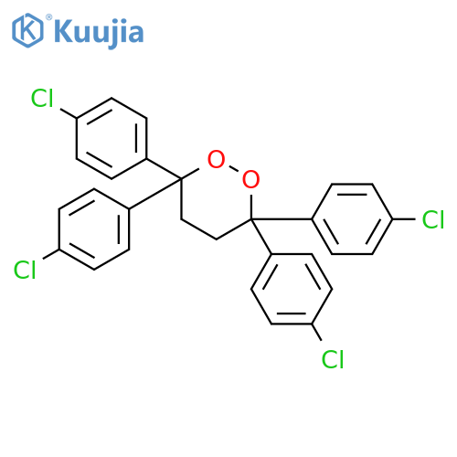 1,2-Dioxane, 3,3,6,6-tetrakis(4-chlorophenyl)- structure
