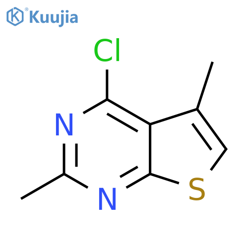 4-chloro-2,5-dimethylthieno2,3-dpyrimidine structure