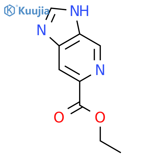 3H-Imidazo[4,5-c]pyridine-6-carboxylic acid ethyl ester structure