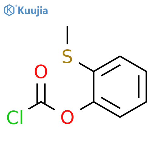 2-(Methylthio)phenyl Chloroformate structure