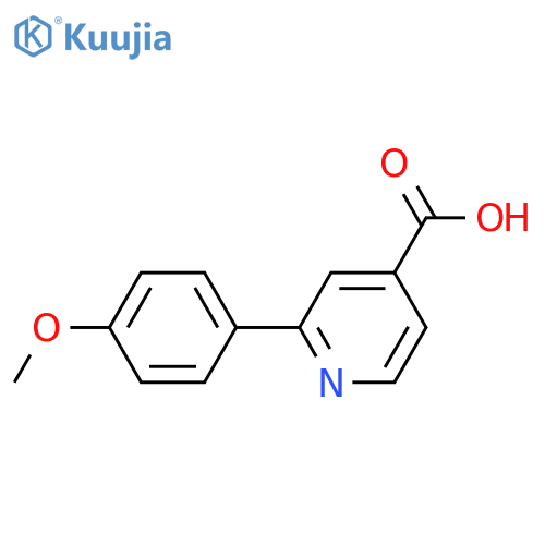 2-(2-Trifluoromethoxyphenyl)-isonicotinic acid structure