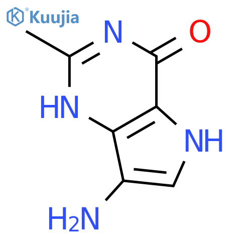 4H-Pyrrolo[3,2-d]pyrimidin-4-one,7-amino-3,5-dihydro-2-methyl- structure