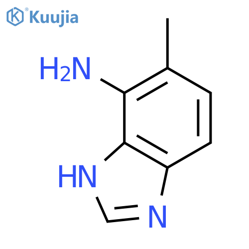 6-Methyl-1H-benzo[d]imidazol-7-amine structure