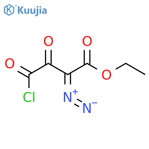 Butanoic acid, 4-chloro-2-diazo-3,4-dioxo-, ethyl ester structure