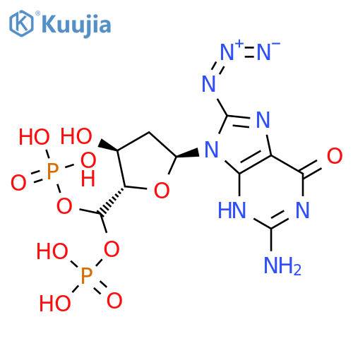 3'-Guanylic acid,8-azido-, 5'-(dihydrogen phosphate) (9CI) structure