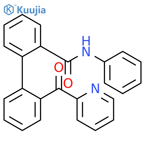 [1,1'-Biphenyl]-2-carboxamide, N-phenyl-2'-(2-pyridinylcarbonyl)- structure