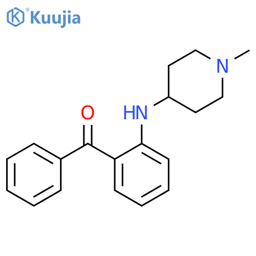 [2-[(1-Methylpiperidin-4-yl)amino]phenyl]-phenylmethanone structure
