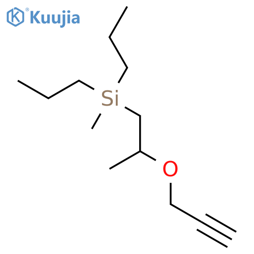 Silane, methyldipropyl[2-(2-propynyloxy)propyl]- structure