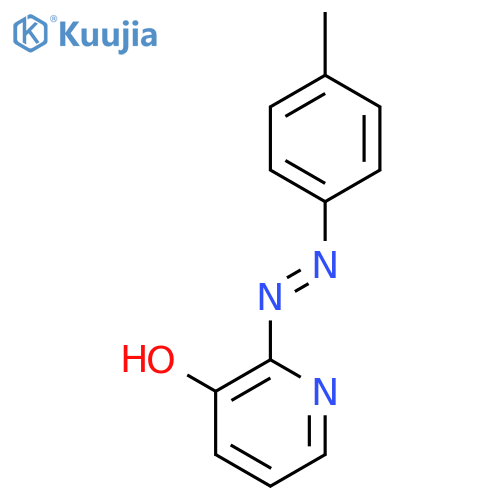 3-Pyridinol, 2-[(4-methylphenyl)azo]- structure