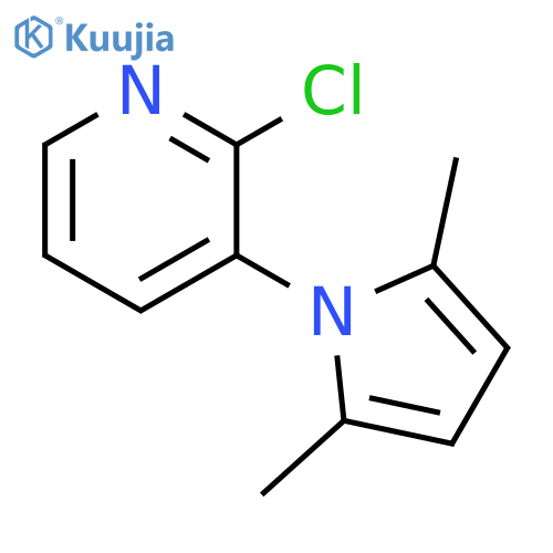 1-(2-chloropyridin-3-yl)-2,5-dimethyl-1H-pyrrole structure