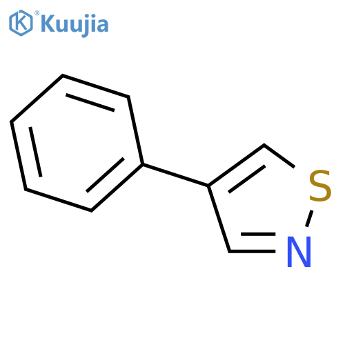isothiazole, 4-phenyl- structure