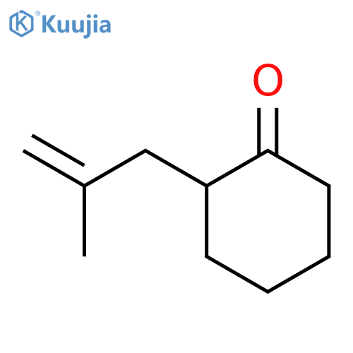 Cyclohexanone, 2-(2-methyl-2-propenyl)- structure