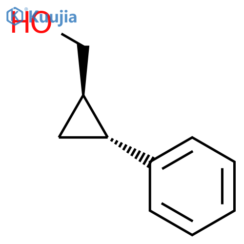 Cyclopropanemethanol, 2-phenyl-, (1R,2R)-rel- structure