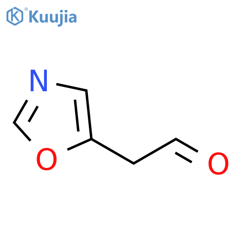 2-(1,3-oxazol-5-yl)acetaldehyde structure