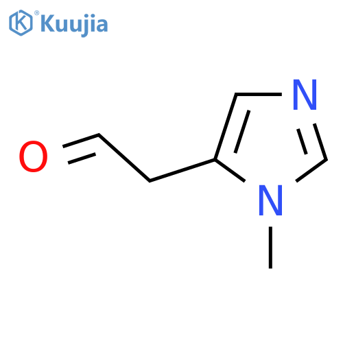 2-(1-methyl-1H-imidazol-5-yl)acetaldehyde structure