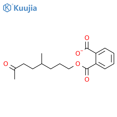 Mono-(4-methyl-7-oxooctyl)phthalate structure