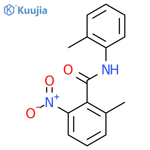 2-Methyl-N-(2-methylphenyl)-6-nitrobenzamide structure
