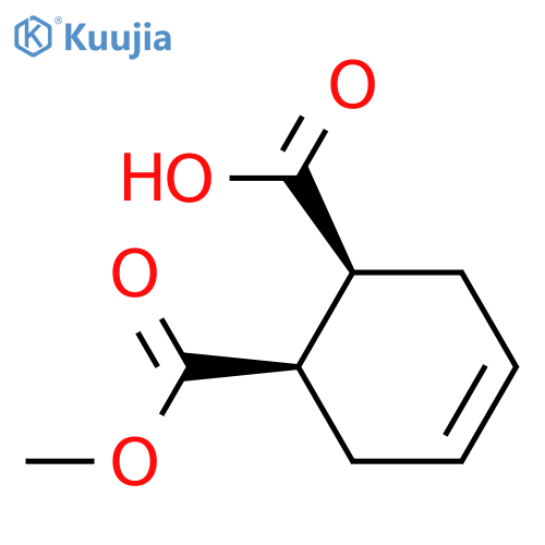 4-Cyclohexene-1,2-dicarboxylic acid, monomethyl ester, (1R,2S)-rel- structure