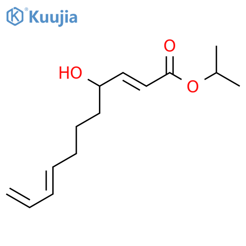 2,8,10-Undecatrienoic acid, 4-hydroxy-, 1-methylethyl ester, (E,E)- structure
