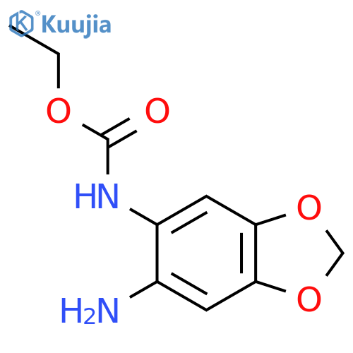 Ethyl (6-amino-1,3-benzodioxol-5-yl)carbamate structure