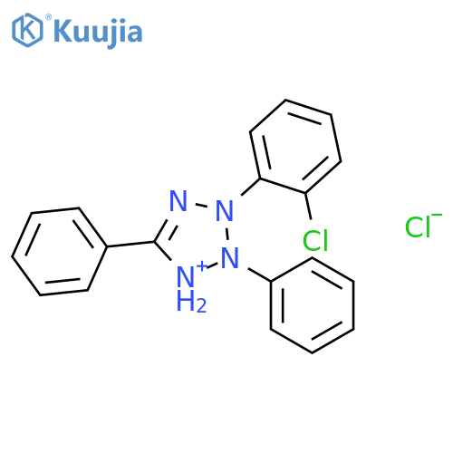 2H-Tetrazolium, 3-(2-chlorophenyl)-2,5-diphenyl-, chloride structure