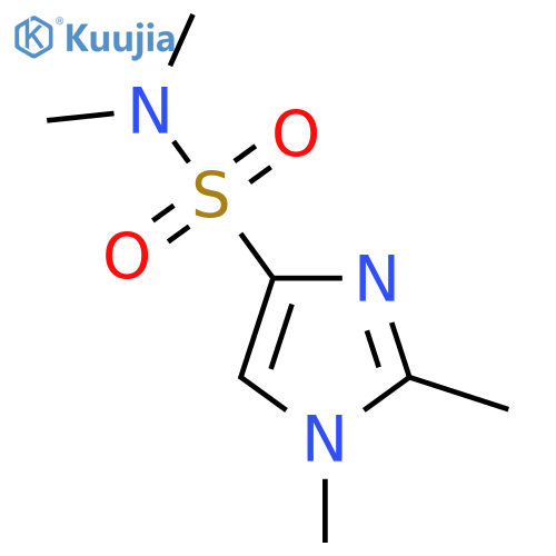 N,N,1,2-Tetramethyl-1H-imidazole-4-sulfonamide structure