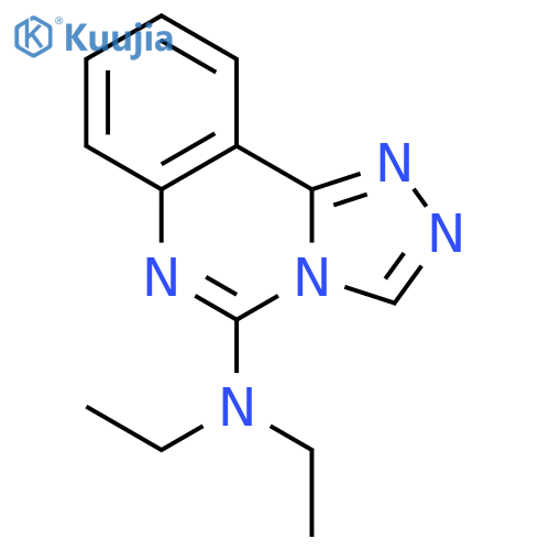 1,2,4-Triazolo[4,3-c]quinazolin-5-amine, N,N-diethyl- structure