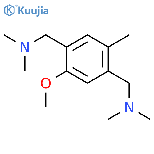 1,4-Benzenedimethanamine, 2-methoxy-N,N,N',N',5-pentamethyl- structure