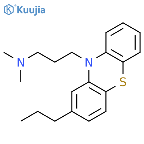 10H-Phenothiazine-10-propanamine, N,N-dimethyl-2-propyl- structure