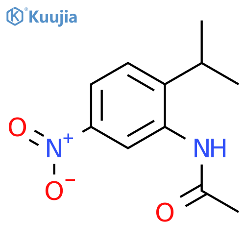 N-(2-Isopropyl-5-nitrophenyl)acetamide structure