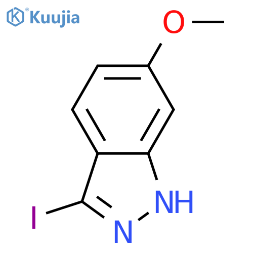 3-Iodo-6-methoxy-1H-indazole structure