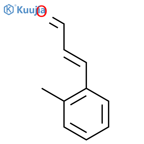 3-(2-methylphenyl)prop-2-enal structure