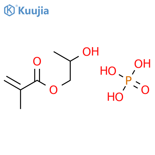 2-Propenoic acid, 2-methyl-, 2-hydroxypropyl ester, phosphate structure