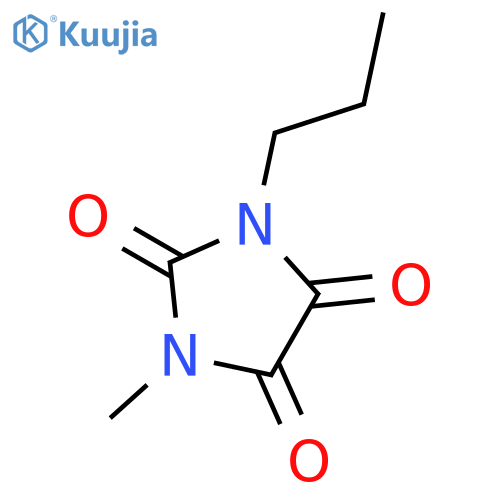 Imidazolidinetrione, methylpropyl- structure
