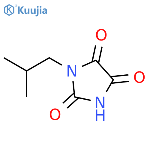 1-(2-methylpropyl)imidazolidine-2,4,5-trione structure