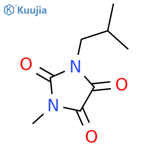 Imidazolidinetrione, methyl(2-methylpropyl)- structure
