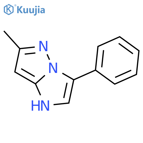 1H-Imidazo[1,2-b]pyrazole, 6-methyl-3-phenyl- structure
